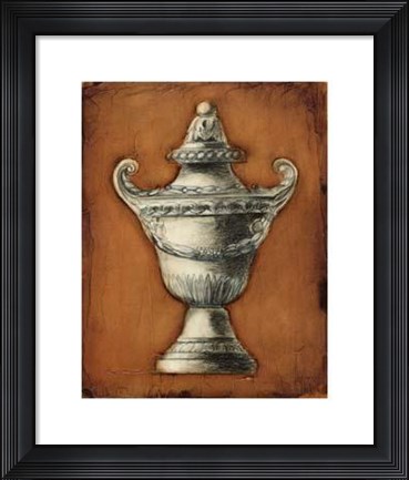 Framed Stone Vessel I Print