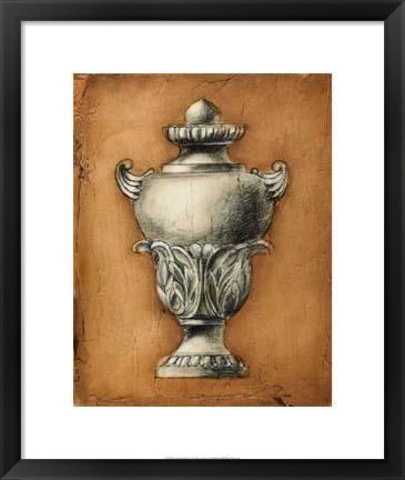 Framed Stone Vessel II Print