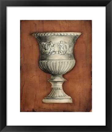 Framed Stone Vessel III Print