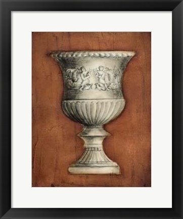 Framed Stone Vessel III Print