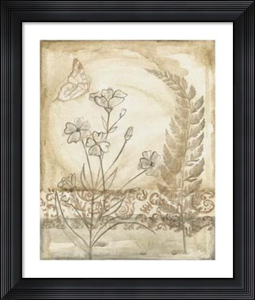 Framed Twilight Meadow III Print