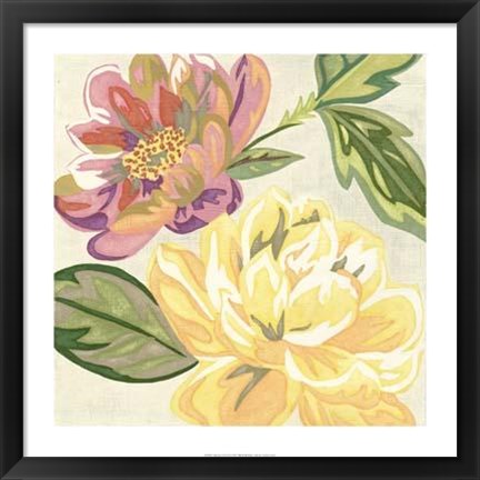 Framed Modern Chintz II Print