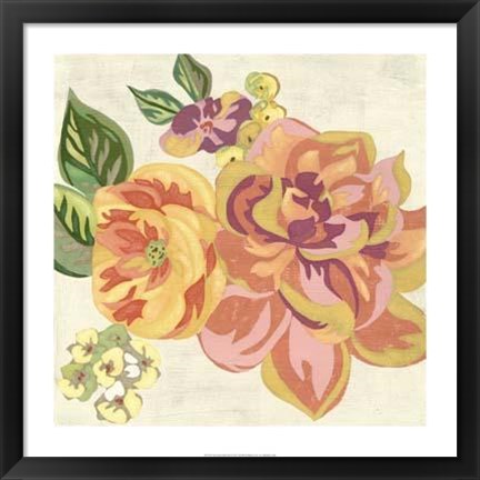 Framed Modern Chintz III Print