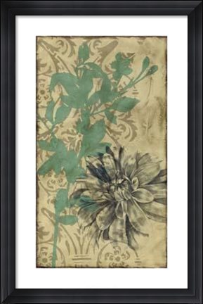 Framed Tandem Blooms I Print