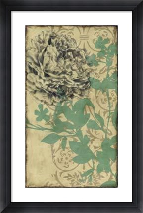 Framed Tandem Blooms II Print