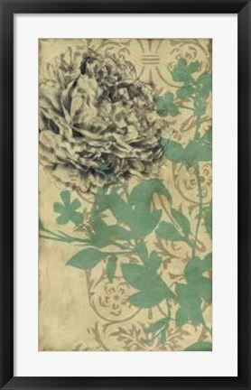 Framed Tandem Blooms II Print