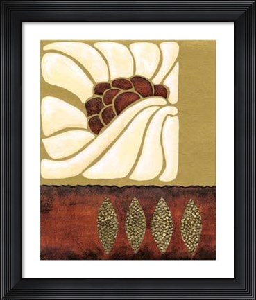 Framed Garnet Moderna I Print