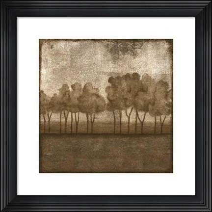 Framed Trees At Dusk I Print