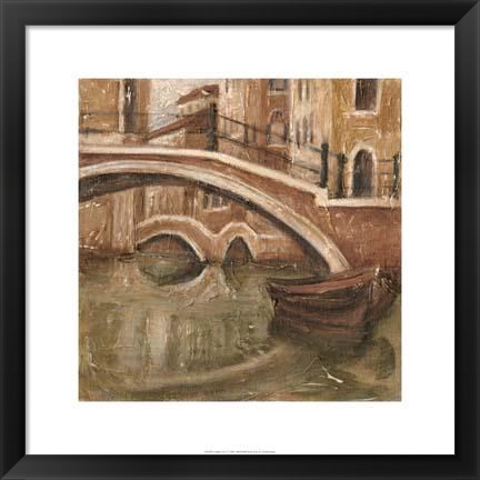 Framed Canal View I Print