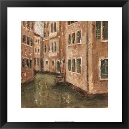 Framed Canal View III Print