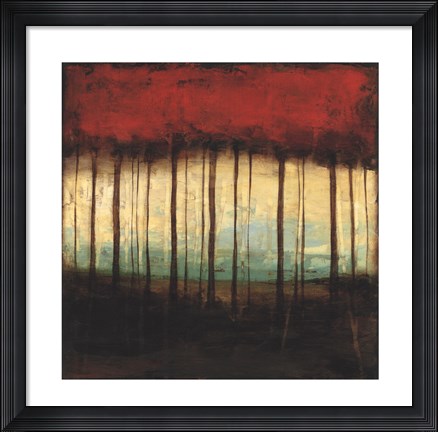 Framed Autumnal Abstract I Print