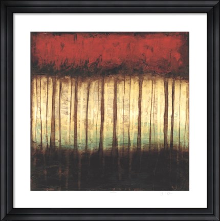 Framed Autumnal Abstract II Print