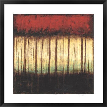 Framed Autumnal Abstract II Print