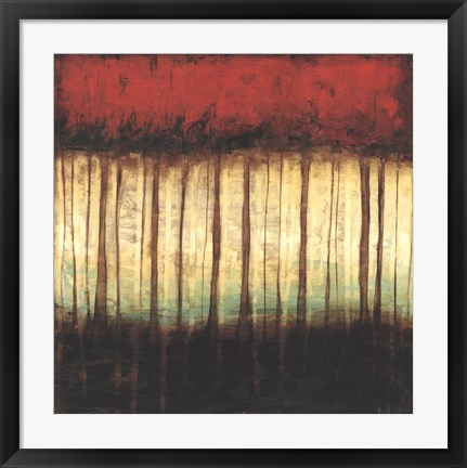 Framed Autumnal Abstract II Print