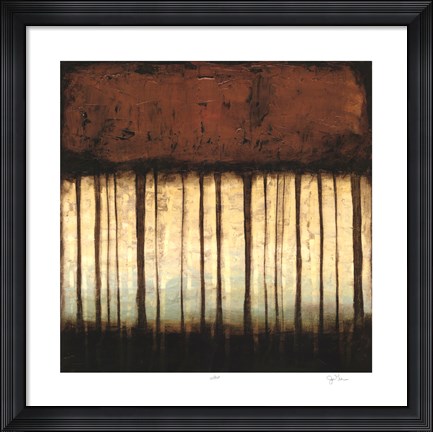 Framed Autumnal Abstract III Print