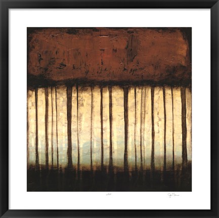 Framed Autumnal Abstract III Print