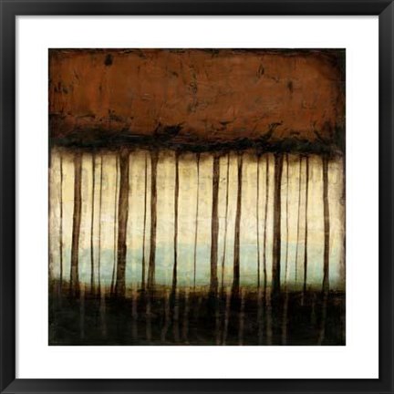 Framed Autumnal Abstract IV Print