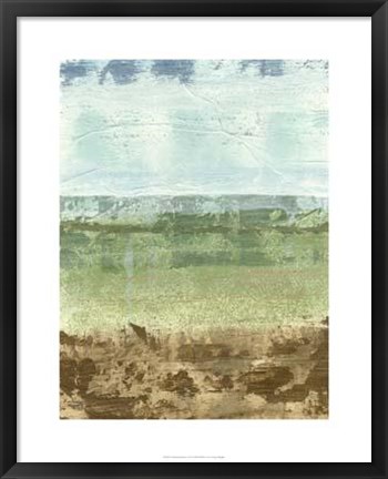 Framed Extracted Landscape I Print