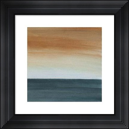 Framed Coastal Vista VI Print