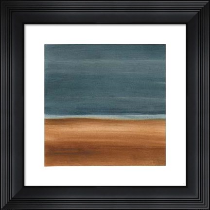 Framed Coastal Vista VII Print