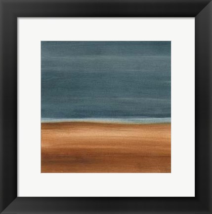 Framed Coastal Vista VII Print