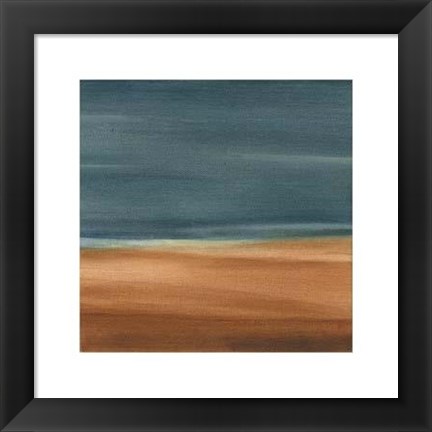 Framed Coastal Vista VIII Print