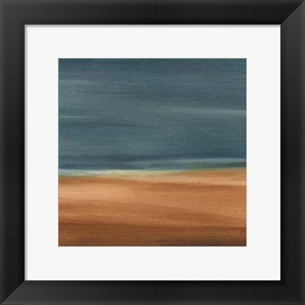 Framed Coastal Vista VIII Print