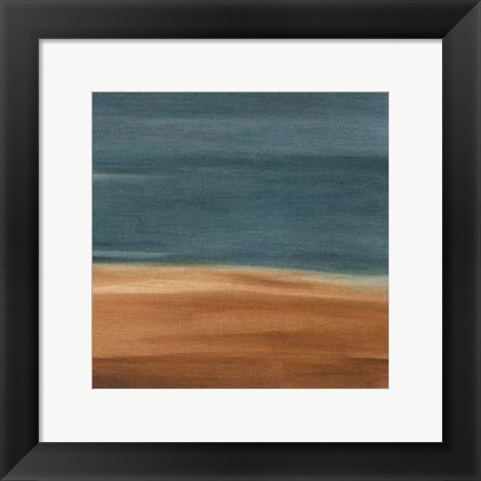 Framed Coastal Vista IX Print