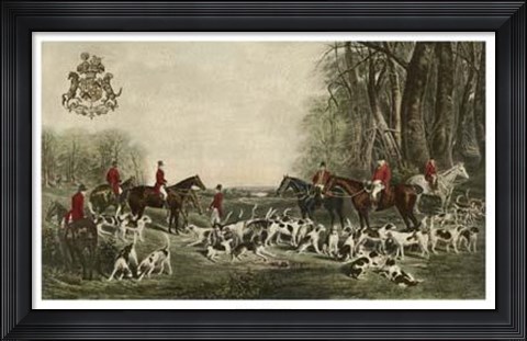 Framed Meet At Blagdon Print