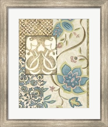 Framed Nouveau Tapestry II Print