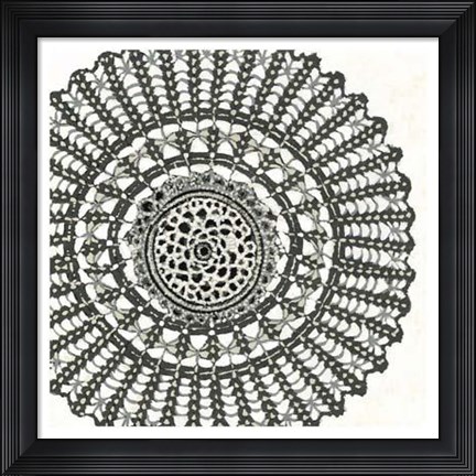 Framed Abstract Rosette II Print