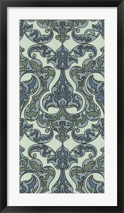Framed Mediterranean Panel II Print