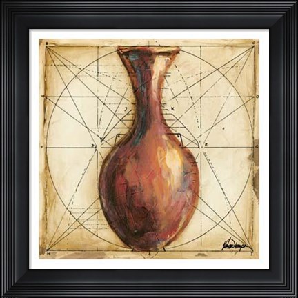 Framed Modern Artifacts I Print