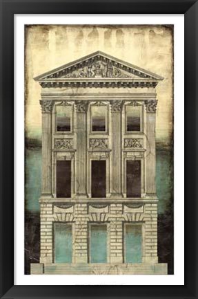 Framed Architectural Illusion I Print