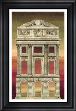 Framed Architectural Illusion IV Print