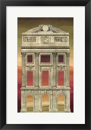 Framed Architectural Illusion IV Print