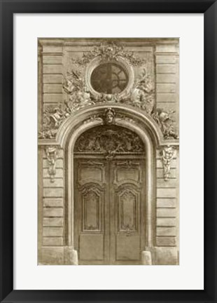 Framed Ornamental Door I Print