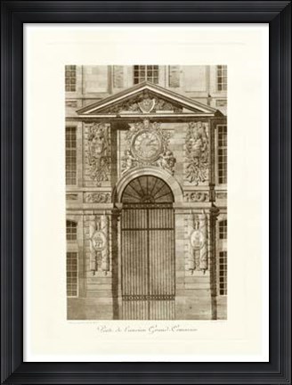 Framed Ornamental Door II Print