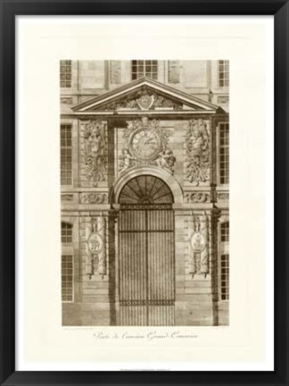 Framed Ornamental Door II Print