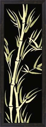 Framed Asian Bamboo Panel I Print