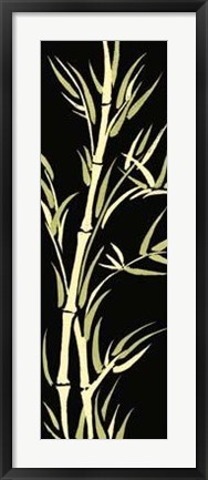 Framed Asian Bamboo Panel I Print