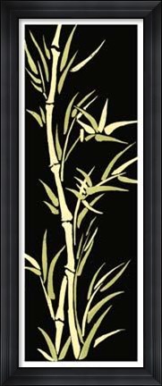 Framed Asian Bamboo Panel II Print