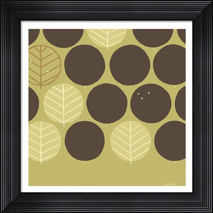 Framed Forest Motif III Print