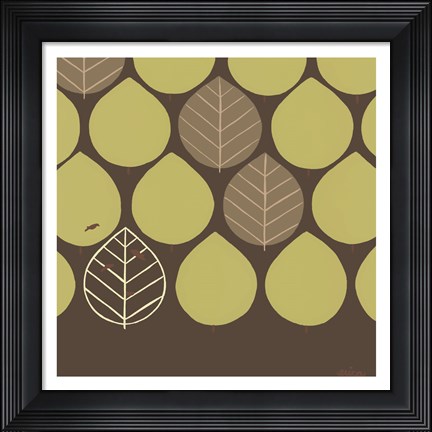 Framed Forest Motif IV Print
