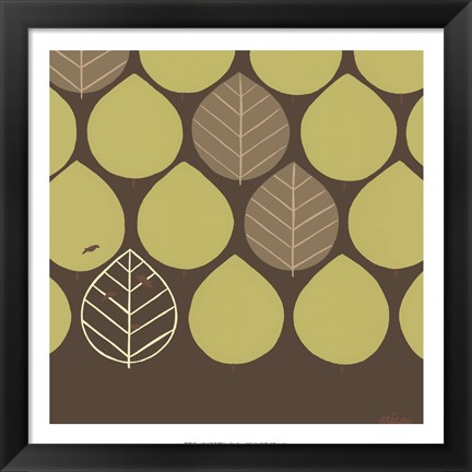 Framed Forest Motif IV Print