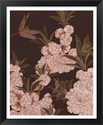Framed Asian Brocade III Print