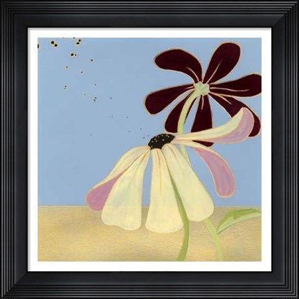 Framed Garden Glimmer I Print