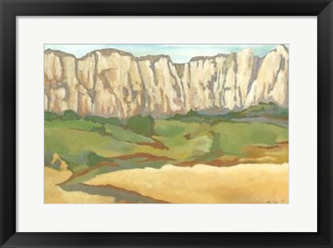 Framed Western Vista VI Print