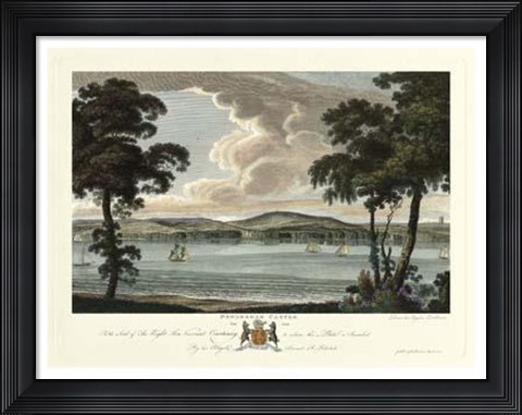 Framed Powderham Castle Print