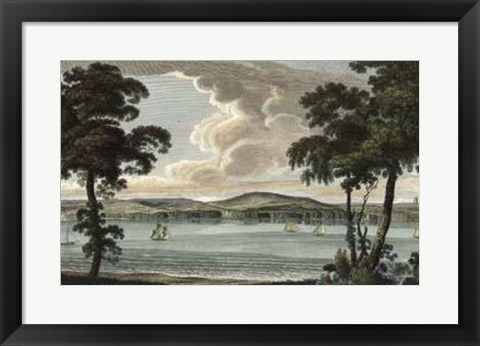 Framed Powderham Castle Print